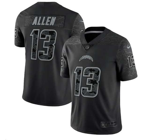Men's Los Angeles Chargers #13 Keenan Allen Black Reflective Limited Stitched Football Jersey,We sell and wholesale Men's Los Angeles Chargers #13 Keenan Allen Black Reflective Limited Stitched Football Jersey on line form chian!